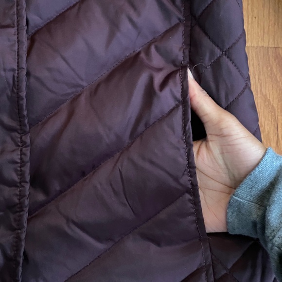 Puffer coat w/ faux ur trimmed hood - Picture 4 of 10